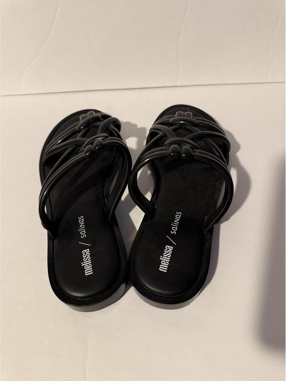 Melissa Black Rubber Sandals - Picture 2 of 3